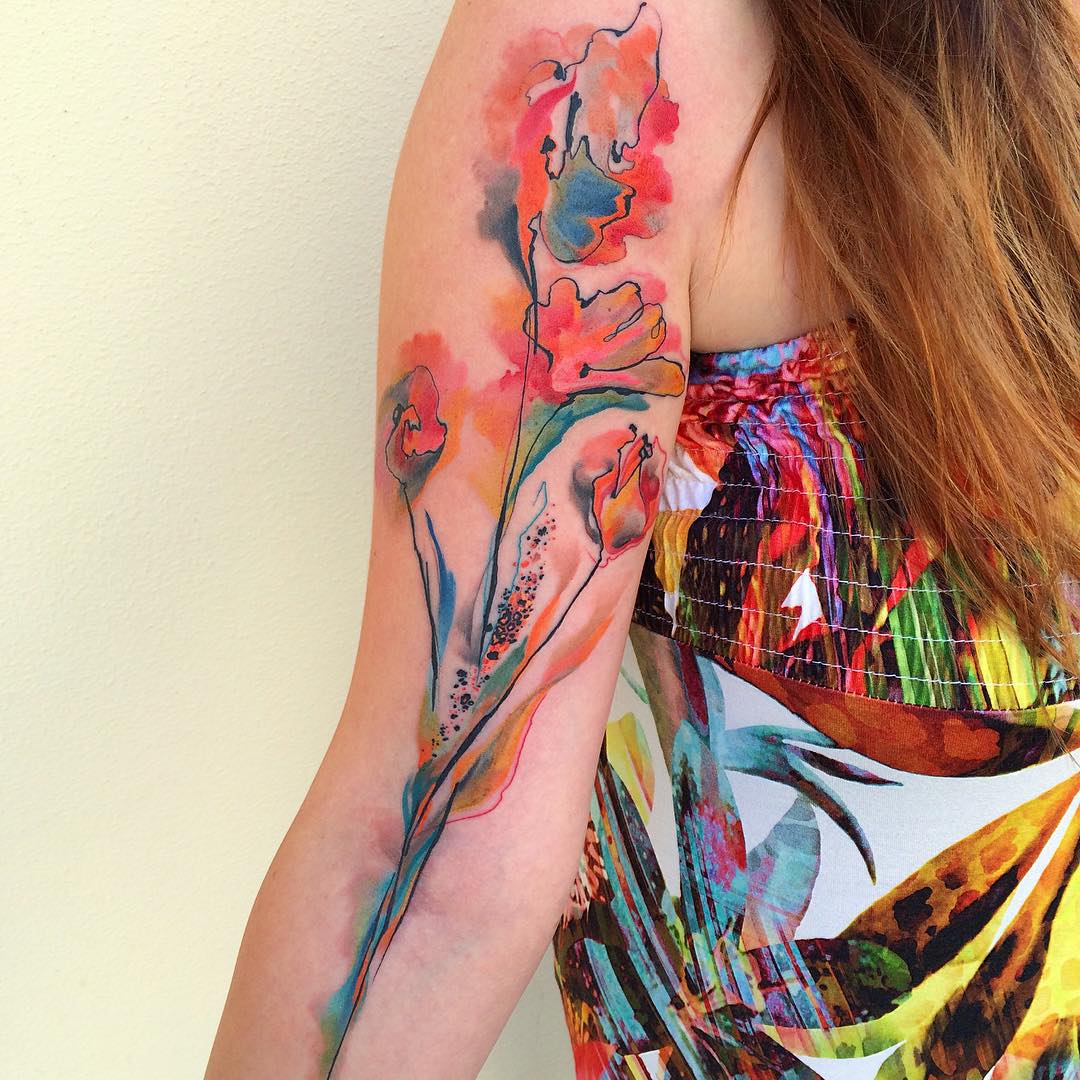 Flower Arm Tattoos