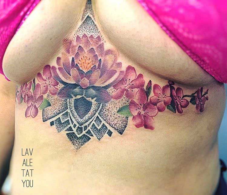 Under Breast tattoos Best Tattoo Ideas Gallery